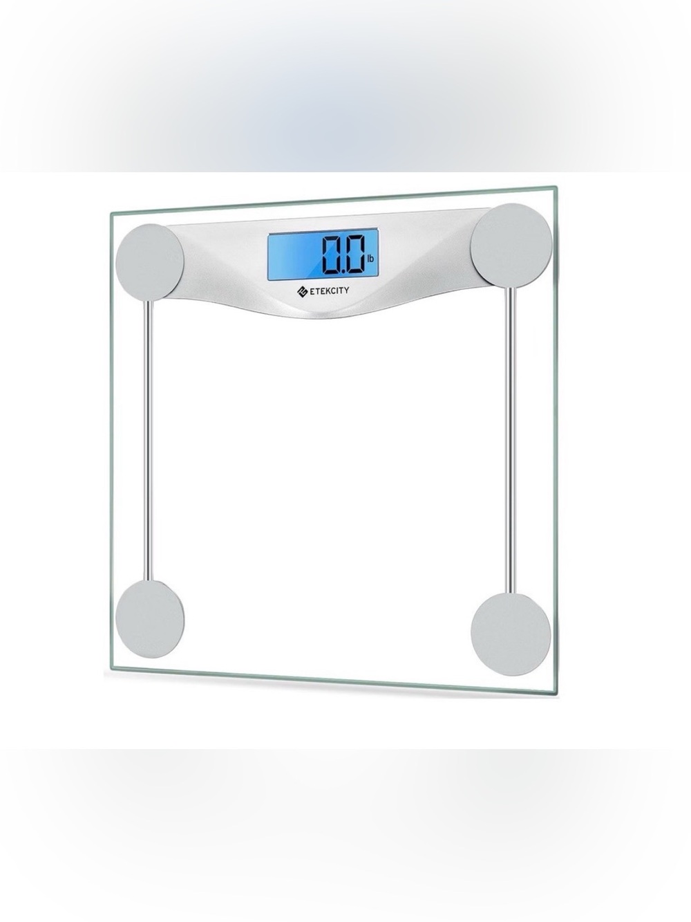Etekcity Digital Body Weight Bathroom Scale, 6mm Tempered Glass, 400 lbs